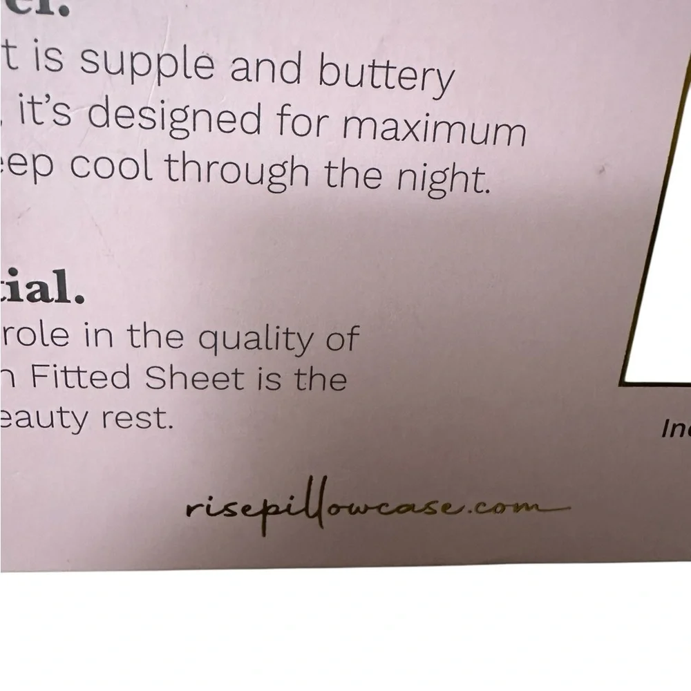 RISE Satin Flat Sheet in Queen in Charcoal Gray NIB